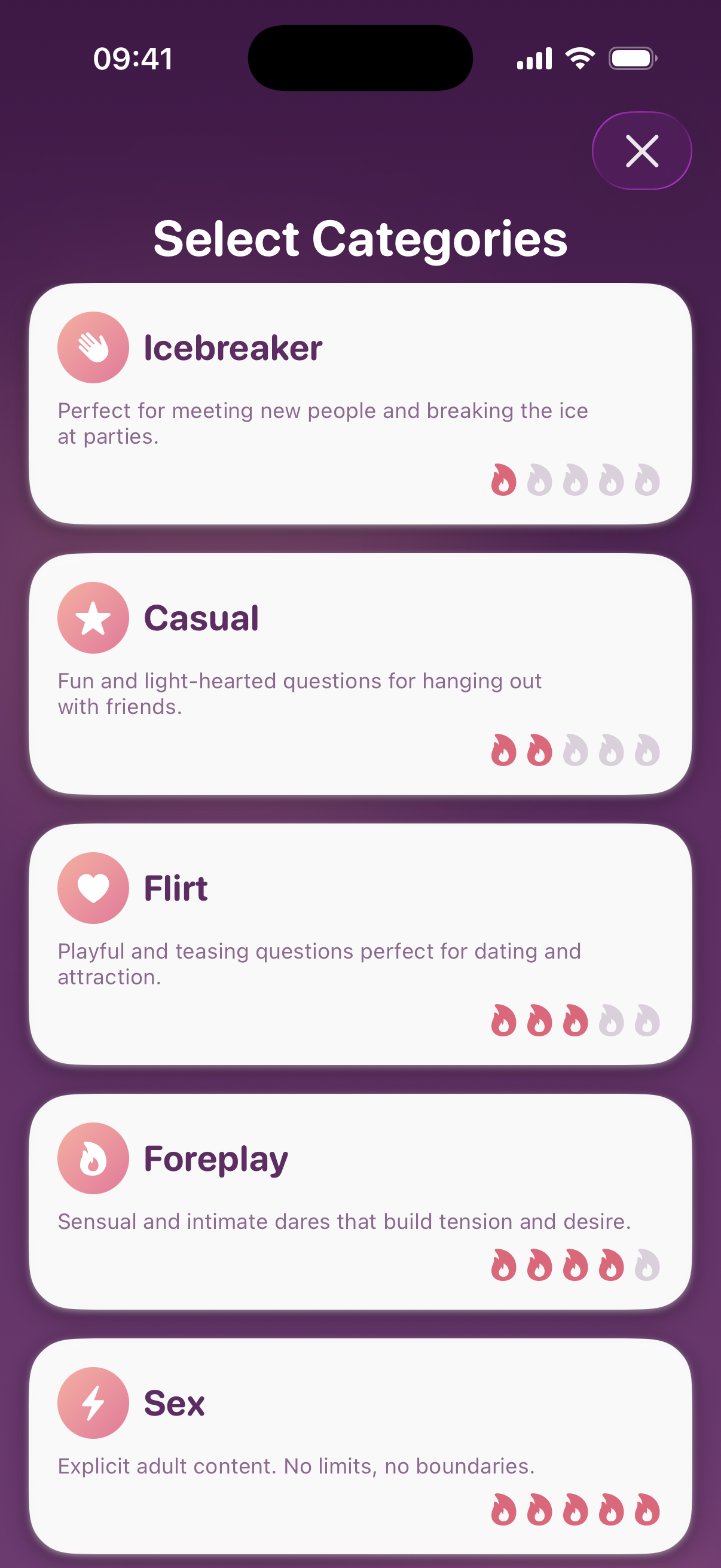 Truth or Dare App Screenshot 2